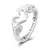 925 Sterling Silver Heart Claddagh Rings for Women Teen Girls,