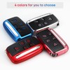 QBUC Car Key Cover for 5 Button Soft TPU with