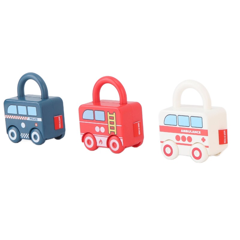 Lock Key Toy DIY Early Education Sorting Matching Fun Cartoon