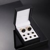 UJOY Cufflinks and Studs Set Blanks Round 4 Colors Shirt