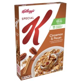 Generic Kelloggs - Cinnamon & Pecan Cereal - Made With Real Pecans - 11.8 Oz - Pack of 2