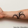 'Jester's Hat' Temporary Tattoo - Water Resistant, Skin-Safe, Non-Toxic Transfer