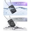 PROfezzion Secure AirTag Holder with Metal Wire Cable for Luggage,
