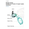 2PCS Non-Rebreather Oxygen Mask with Reservoir Bag - Size M（for