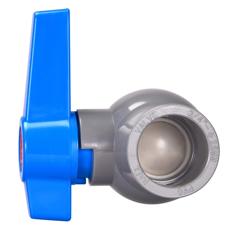 sourcing map Ball Valve, 25mm ID PVC Socket End Shut