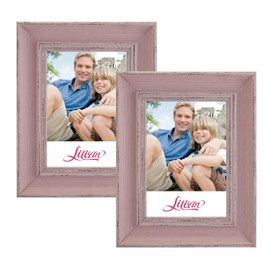 Lilian Vintage Pink Display 8x10 Desk/Wall Photo Frame - Wall Mounting Material Included(2-Pack)