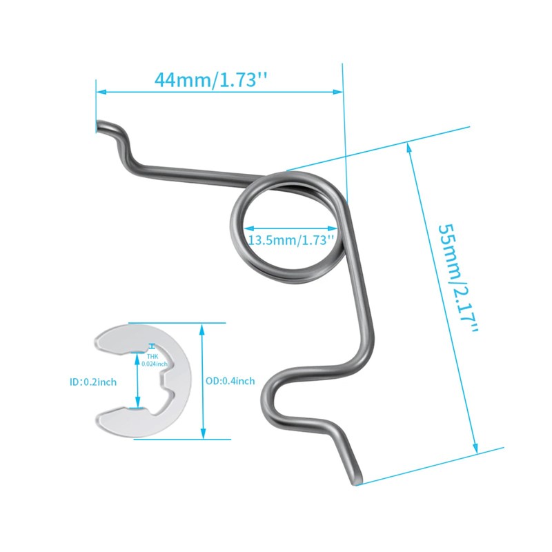 Fuel Door Spring for Toyota Tundra 2007-2020, Stainless Steel Gas