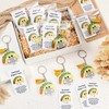 Siifert 36 Set Emotional Support Positive Taco Acrylic Keychain with