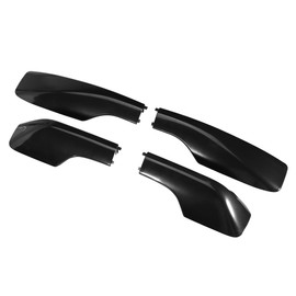 Hihaha Car Roof Rack Side Rails End Cover Shell Cap for Toyota RAV4 2001-2005/ Outer/Durable Metal Plastic/ 4 Pcs Black