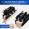 Self Centering Doweling Jig Kit,Adjustable Width Dowel Jig for Straight