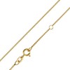 trendor Cross 21mm Gold 585 with Gold Plated Silver Chain