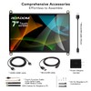 ROADOM 7’’ Raspberry Pi Screen, IPS1024×600,Responsive Smooth Touch,Dual Built-in Speakers,HDMI