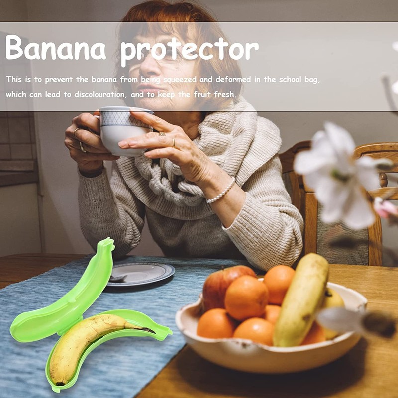 INHEMING Banana Safe Banana Storage Box Banana Protection Box Banana