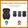 Nomiyo Key Fob Cover with Diamond, Compatible with GMC Yukon