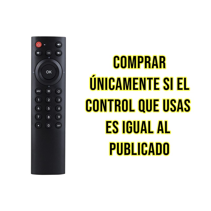 LIDERT Control Remoto para Pantalla Polaroid Smart TV 4K