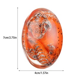 ZQLALA Lava Dragon Egg, Lava Dinosaur Egg Ornament, Mysterious Crystal Dragon Egg, Children Resin Dinosaur Egg Decorations Souvenir