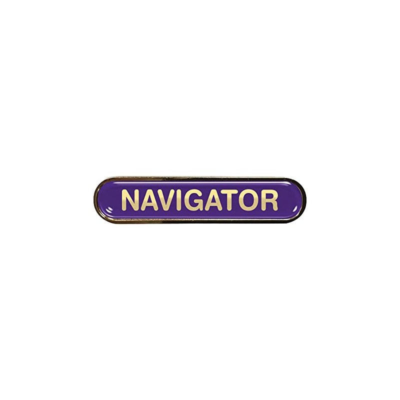 Capricornone Navigator Gel Domed Purple School Bar Badge