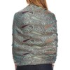 Sakkas Kalin Long Wide Paisley Design Woven Pashmina Shawl Scarf