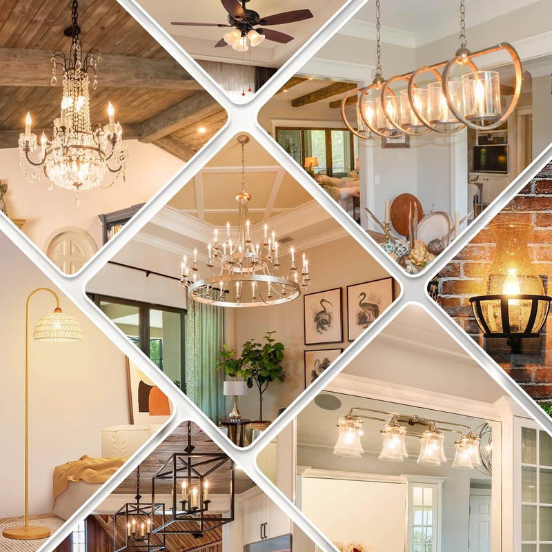 GoBright Dimmable E12 Candelabra LED Light Bulbs 60 Watt Equivalent,