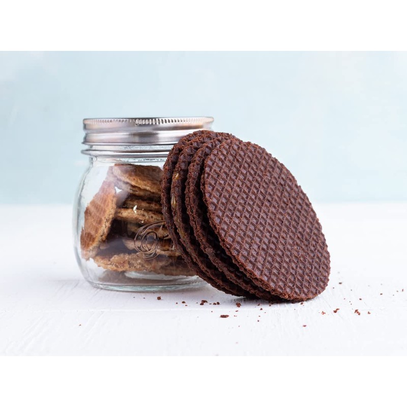 Daelmans Chocolate Caramel Stroopwafels - Chocolate Stroopwafel Caramel, Stroop Waffles,