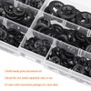 HELIFOUNER 320 Pieces 7 Sizes Internal Tooth Star Lock Washers,