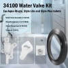 Unbranded 34100 Toilet Water Assembly Valve Kit For Thetford Aqua-Magic