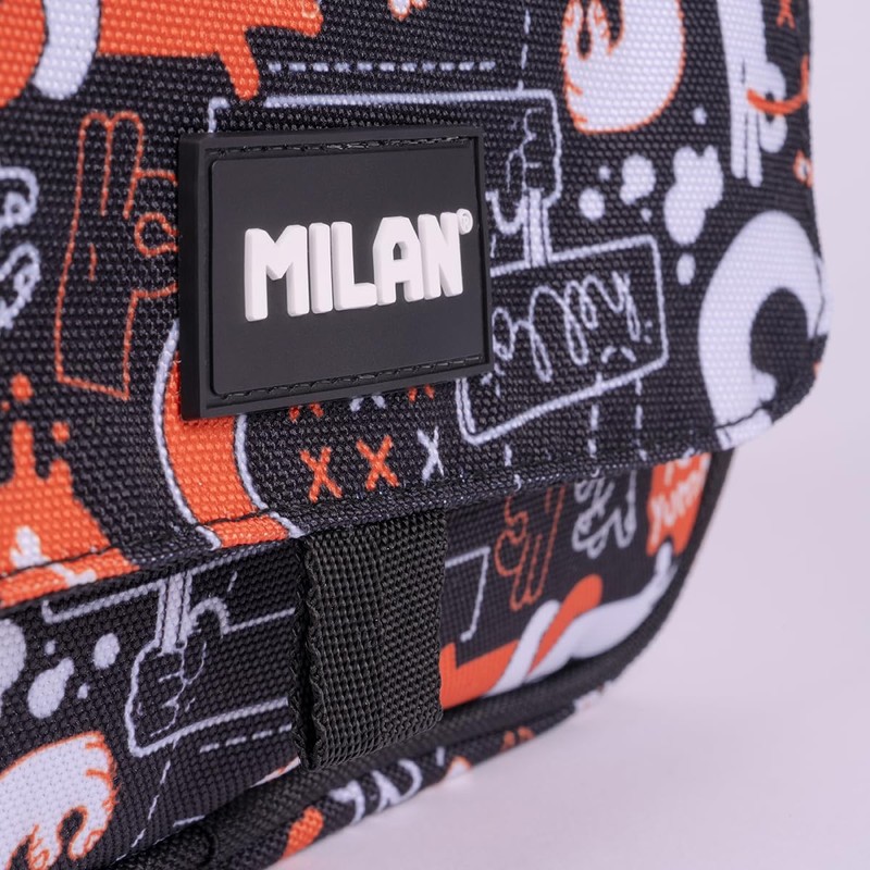 MILAN® Fingers Special Series 4 Zip Pencil Case with Flap