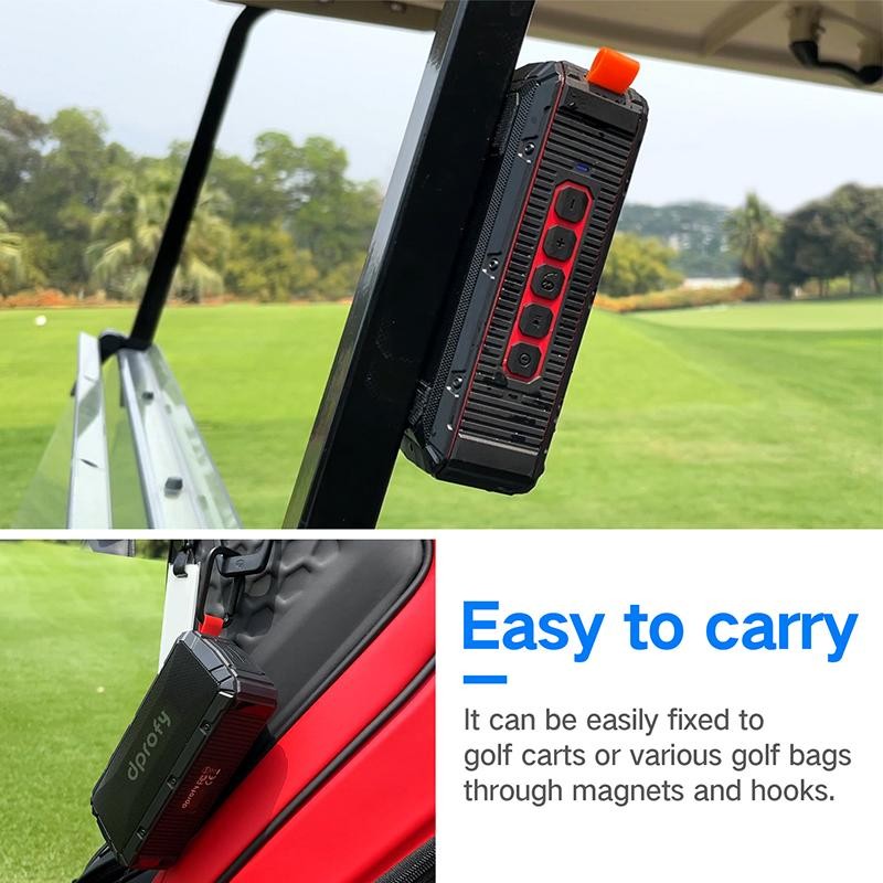 Dprofy Golf Cart Magnetic Bluetooth Speaker TWS & SD Card