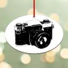 CafePress Camera Oval Wood Ornament, 5.25" W x 3.5" H