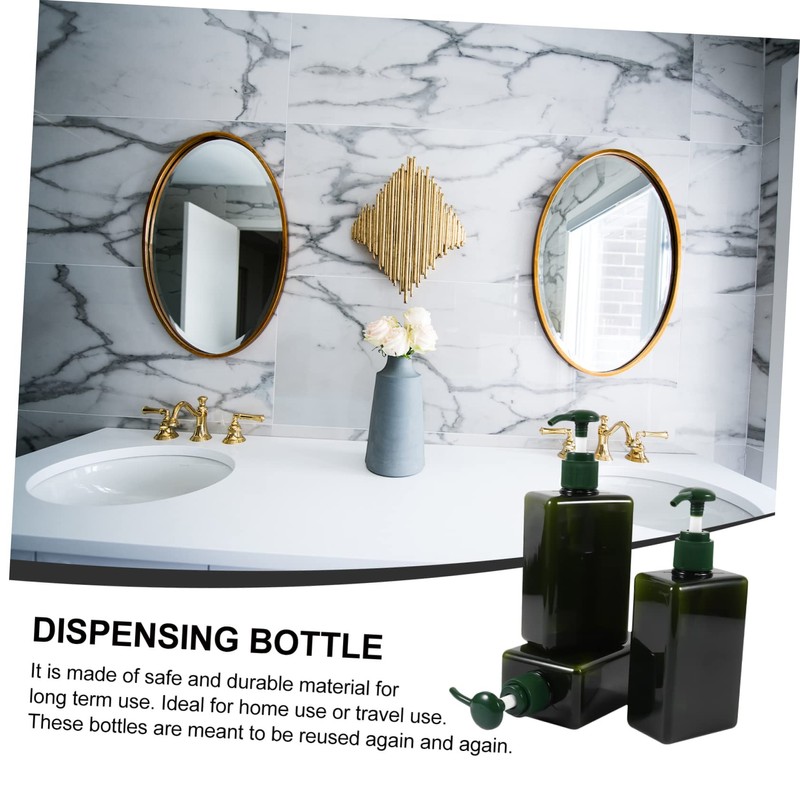 Beavorty 6 pcs 280ml Lotion Bottle Manual Travel Lotion Container