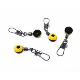 Honbay 100pcs Fishing Line Shank Clip Connector Swivels Sinker Slides Hook