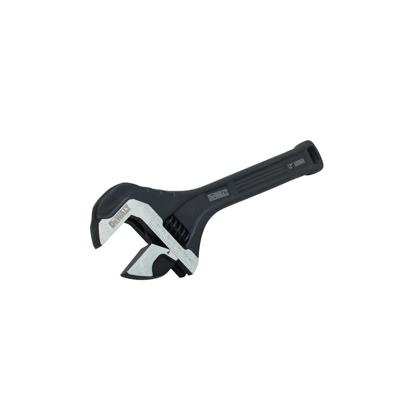 Dewalt All Steel Adjustable Wrench 12in, with Precision Engineered Jaws