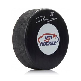 Jake Sanderson Autographed Puck