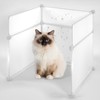MEEXPAWS Cat Litter Box Enclosure Splash Guard Large 18.9L ×