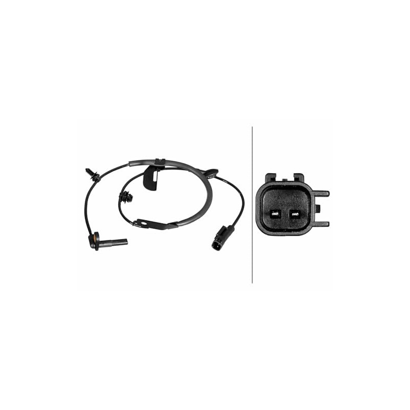 HELLA 6PU 358 217-601 Sensor, Raddrehzahl - 2-polig - Kabel: