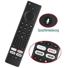 ALD187R PNDT Voice Ersatzfernbedienung passend für Grundig Vision 6 7 8 OLED Fire Fernseher Edition 32GFB6060 40GFB6060 43GFB6060 43GFW6060 65VLX6000 65GUB8040 55GUB8040 49GUB8040 65GOB9099