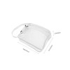 Gatuida Clear Travel Makeup Bag Transparent Zipper Toiletry Organizer for