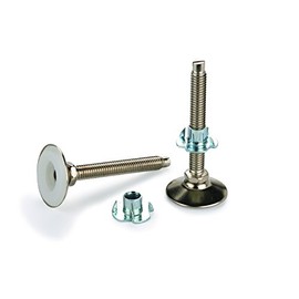 Highpoint T-Nut Cabinet/Furniture Levelers 4 Pack