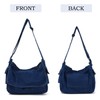 LHHMZ Women Denim Hobo Bag Casual Canvas Messenger Shoulder Bag