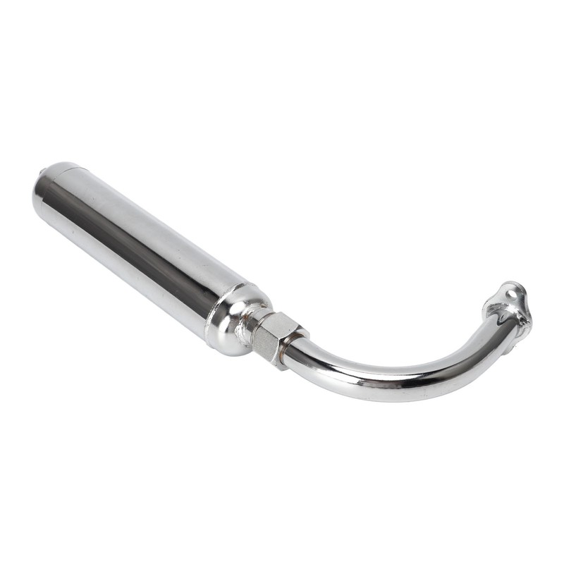 Exhaust Muffler Pipe Motorized Bicycle Engine Muffle Tailpipe Exhaust Pipe