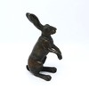 Hot Cast Solid Bronze Seated Hare
