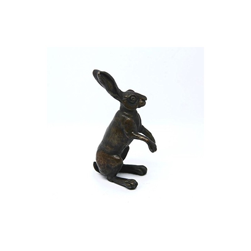 Hot Cast Solid Bronze Seated Hare