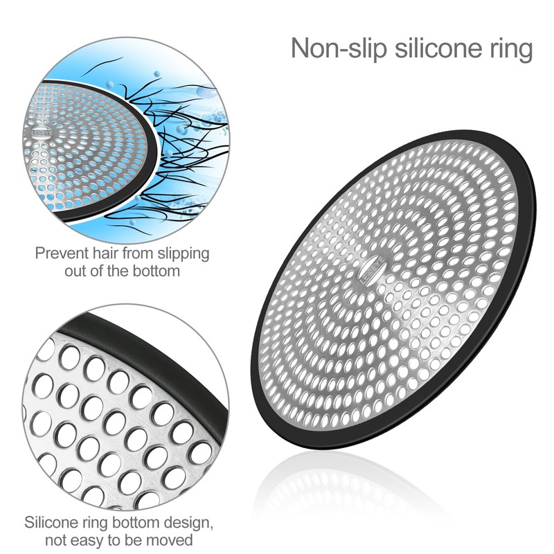 LEKEYE Shower Drain Hair Catcher | Strainer | Shower Stall
