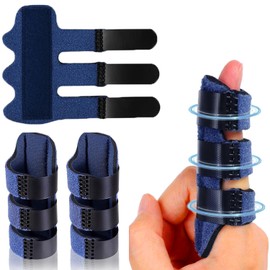 Reppkyh Finger Splints Trigger Finger Braces for Ankle, Pack of 4