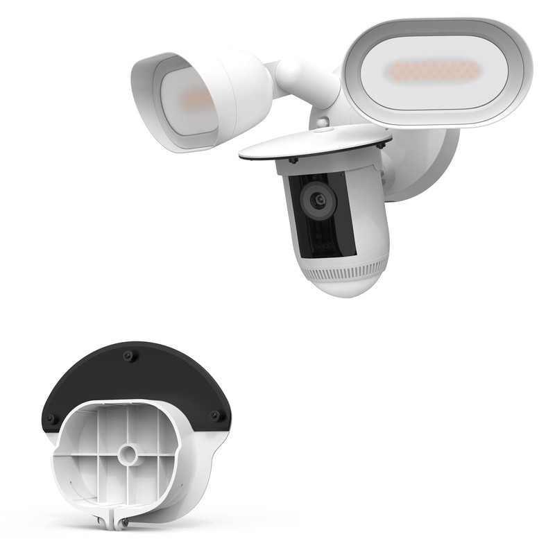 TIUIHU Sun Rain Shade Camera Cover Compatibility with Ring Floodlight