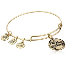 Alex and Ani Charity By Design Today Is An Opportunity Rafaelian Gold Bangle Bracelet