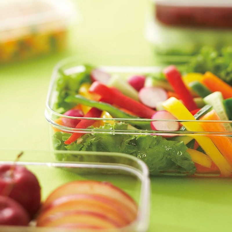 Lustroware Airtight Food Storage Container Set of 3, Micro Clear