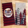 Handmade Gnomes Plaid Merry Christmas Cover Set for use with