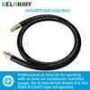 2025 Upgraded 1/2" HVAC Vacuum Hose Evacuation Kit，Valve Core Removal