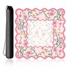 Scalloped Mahjong Mat with Storage Bag, 33” x 33” Widened